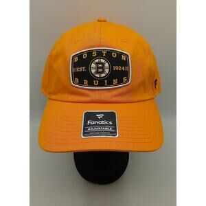 Boston Bruins NHL Fanatics Dangle Yellow Cap Adjustable